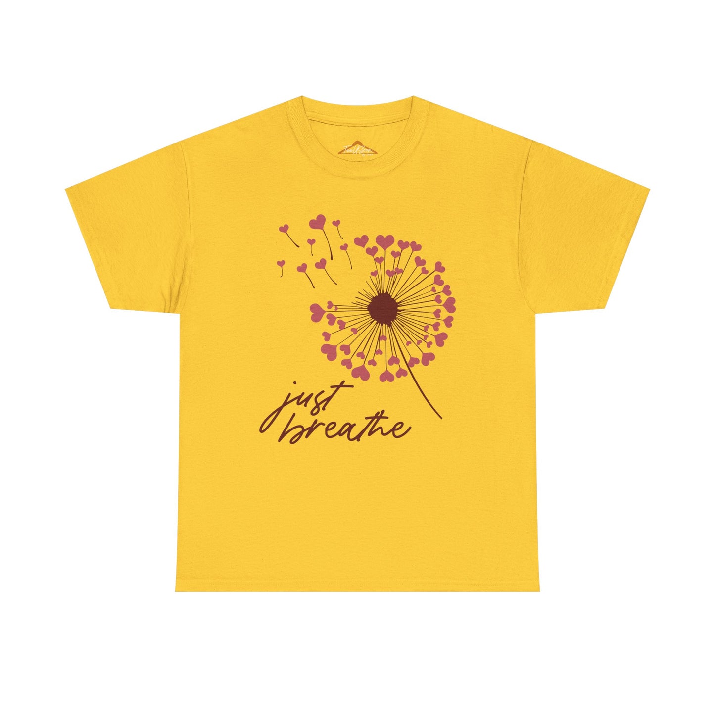 Just Breathe Tshirt, Motivational tee, Heart Graphic,Valentines Shirts For Woman