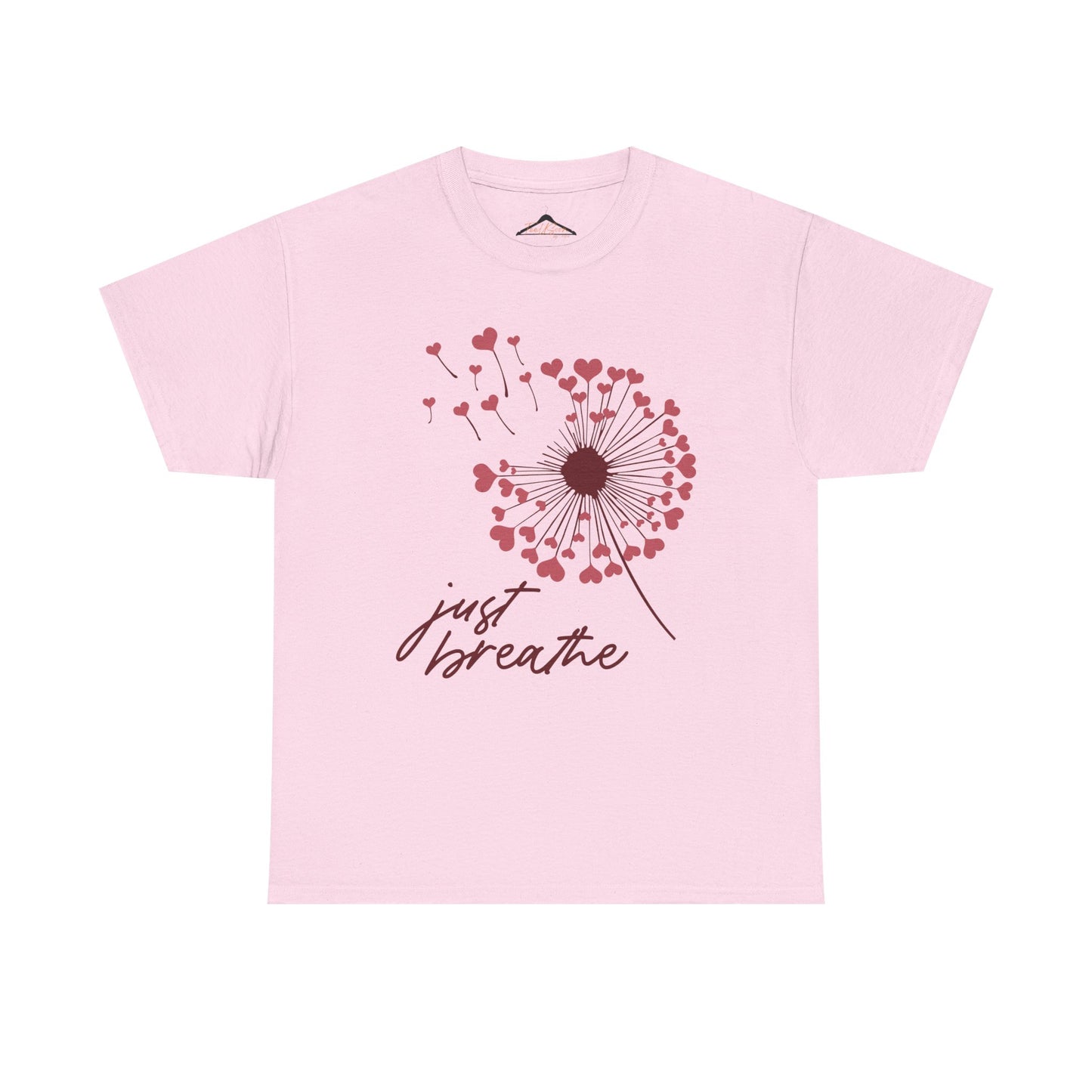 Just Breathe Tshirt, Motivational tee, Heart Graphic,Valentines Shirts For Woman