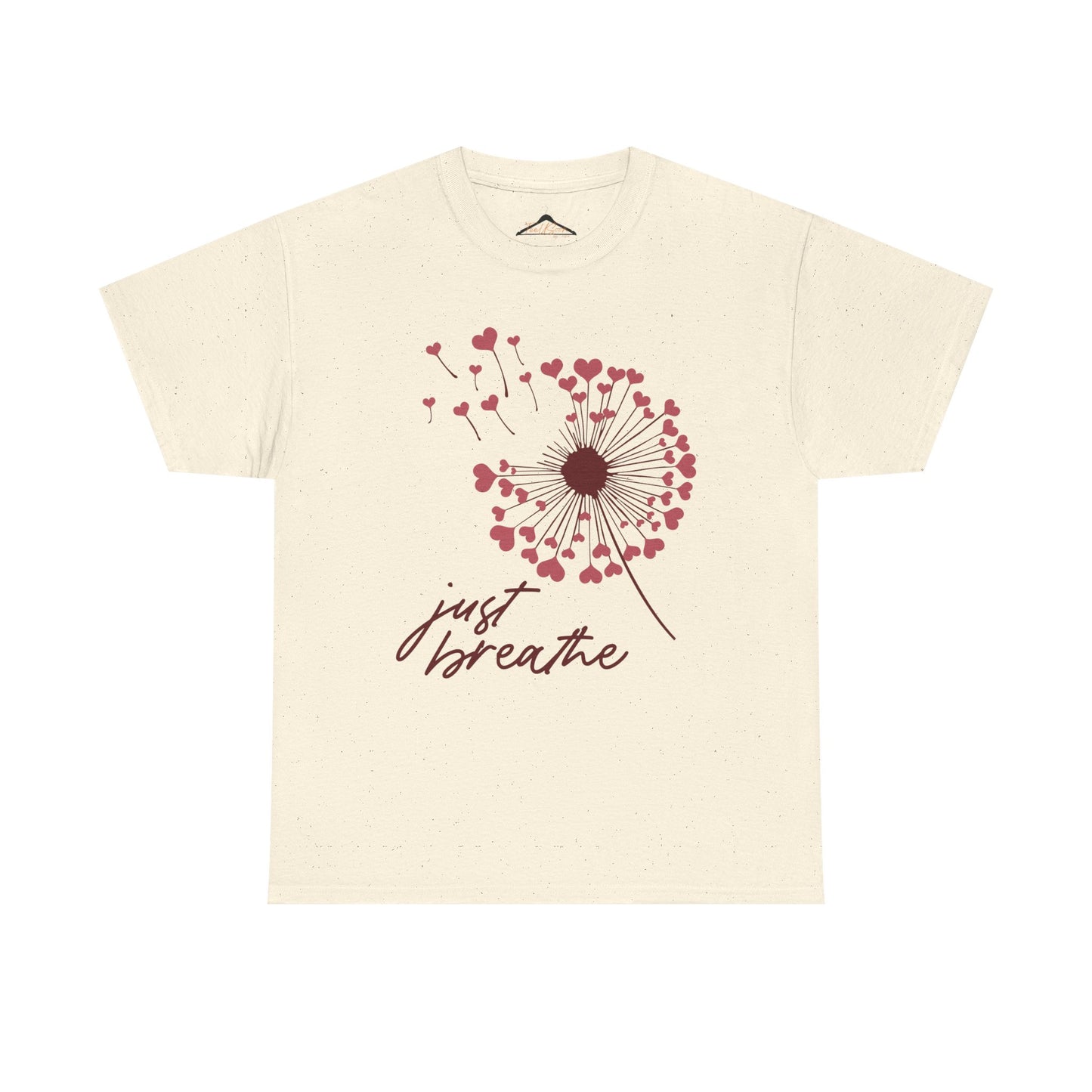 Just Breathe Tshirt, Motivational tee, Heart Graphic,Valentines Shirts For Woman