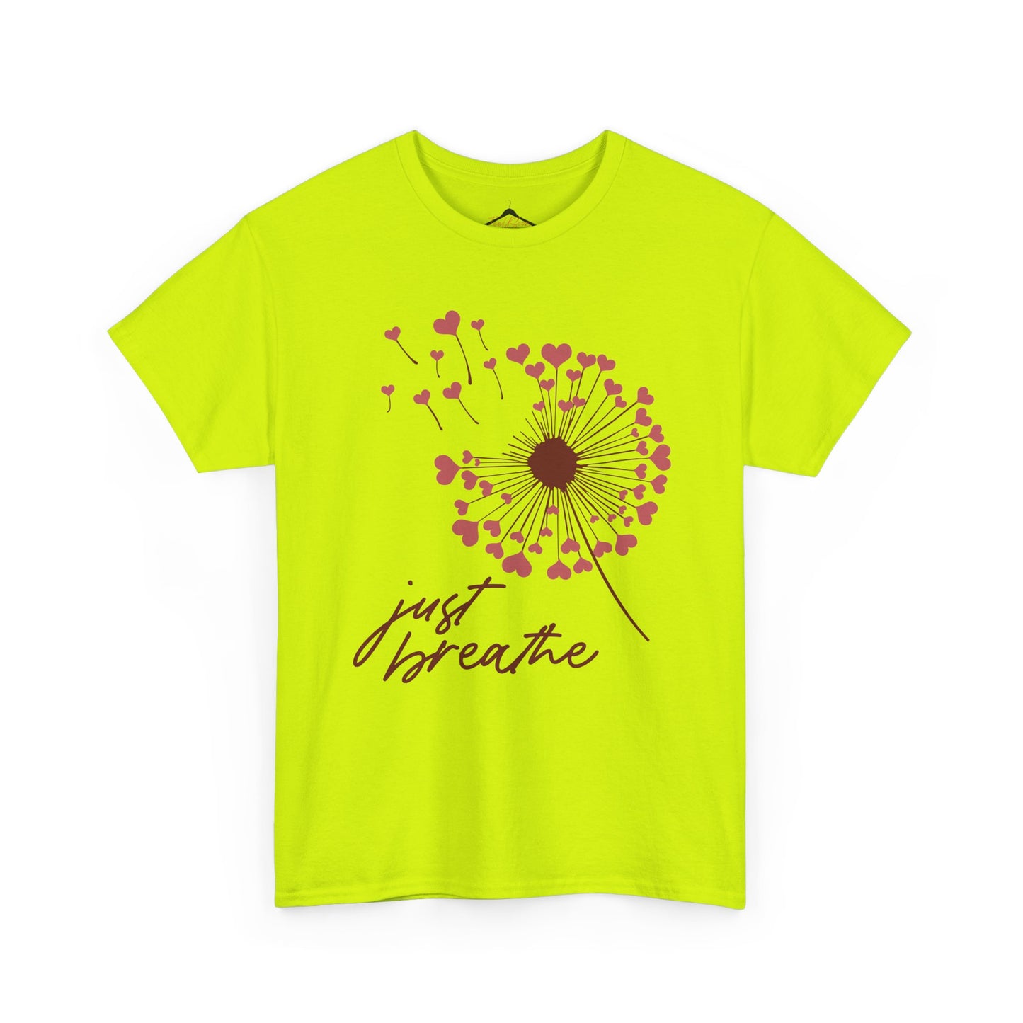 Just Breathe Tshirt, Motivational tee, Heart Graphic,Valentines Shirts For Woman