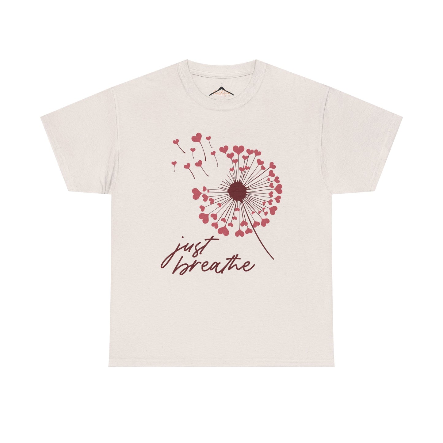 Just Breathe Tshirt, Motivational tee, Heart Graphic,Valentines Shirts For Woman